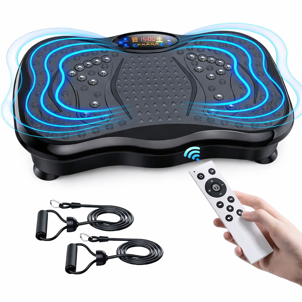 SculptWave™ Whole-Body Vibration Plate – 15-Minute Low-Impact Sculpting & Lymphatic Drainage Platform
